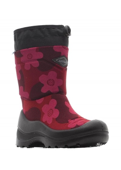 Валенки детские Lumi lumilukko Bordeaux Flowers