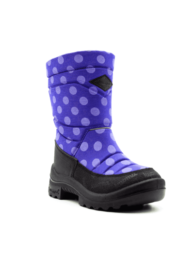 Валенки детские Putkivarsi violet dots
